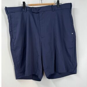 RLX Ralph Lauren Golf Shorts Mens Sz 40 Navy Blue Flat Front Performance Stretch